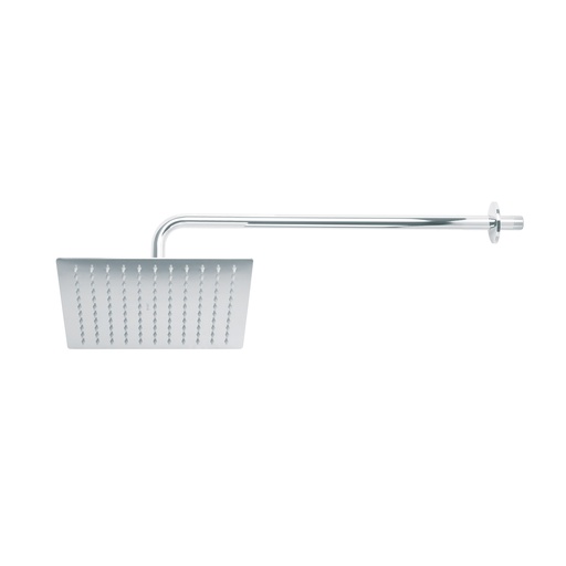 [T45773] Regadera cromo 10' plato cuadrado delgado con brazo, Riviera - Pag 654