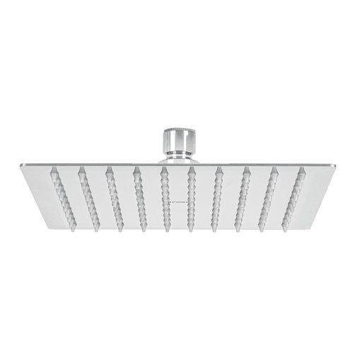 [T45779] Regadera cromo 8' plato cuadrado delgado sin brazo, Riviera - Pag 655