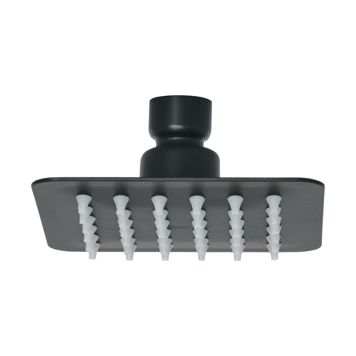 [T47747] Regadera cuadrada 4', acero inox, sin brazo, negro, Tubig - Pag 642