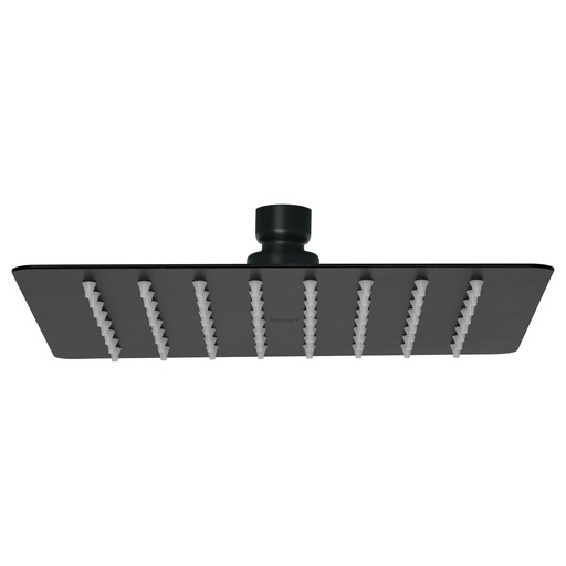 [T47751] Regadera cuadrada 8', acero inox, sin brazo, negro, Túbig - Pag 642