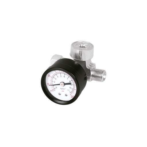 [T19239] Regulador de aire con manómetro, cuerda 1/4 NPT, Truper - Pag 124