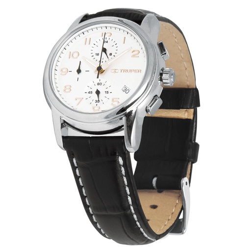 [T61070] Reloj para dama, correa de piel, Truper