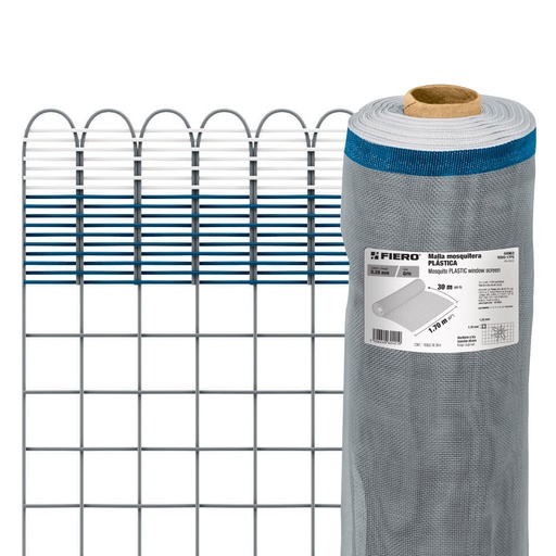 [T44963] Rollo de 30 m x 1.7 m de malla mosquitera plástica gris - Pag 746
