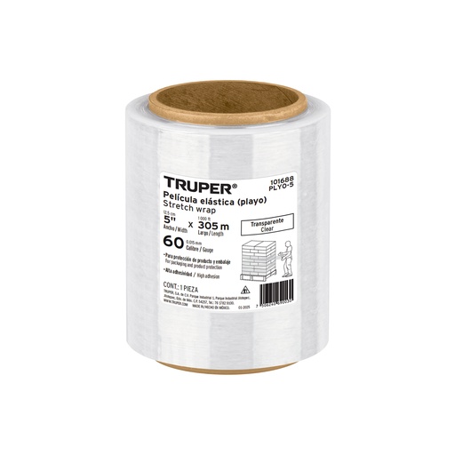 [T101688] Rollo de 305 m película plástica estirable ancho 5' cal 60 - Pag 408