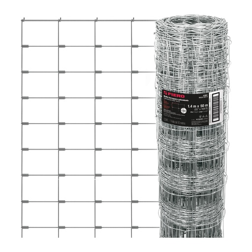 [T42861] Rollo de 50 m x 1.4 m de malla ganadera de acero galvanizado - Pag 746