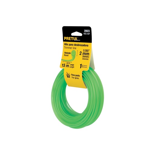 [T20023] Rollo de hilo para desbrozadora, 2 mm x 15 m, Pretul - Pag 355