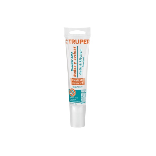 [T18567] Sellador translúcido para baños y cocinas, 85 g, Truper - Pag 469