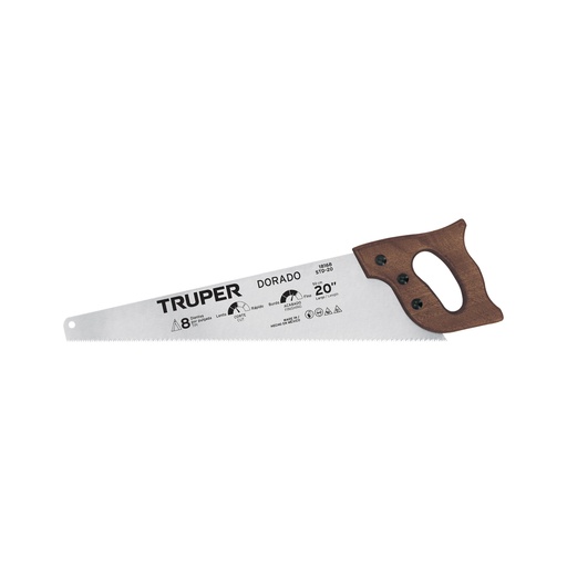 [T18168] Serrucho 20' Dorado, 8 DPP, Truper - Pag 467