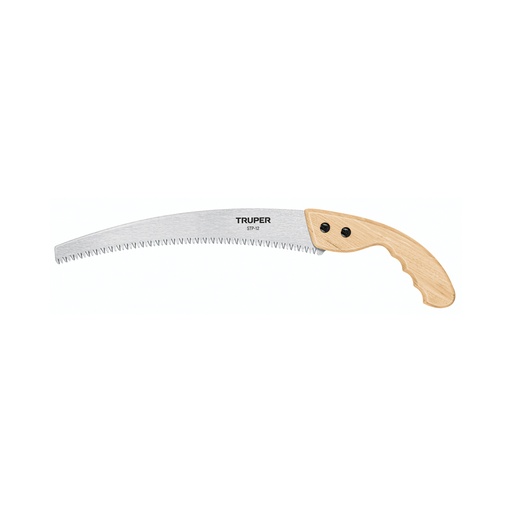 [T18171] Serrucho de poda 12' hoja curva 6 DPP, mango madera, Truper - Pag 466