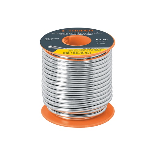 [T14365] Soldadura con núcleo resina 50/50, tubería hidráulica, 450 g - Pag 473
