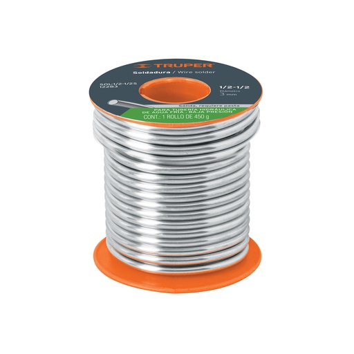 [T12283] Soldadura sólida 1/2-1/2 para tubería de baja presión, 450 g - Pag 473