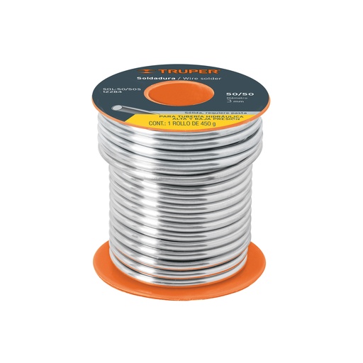 [T12284] Soldadura sólida 50/50 para tubería hidráulica, 450 g - Pag 473
