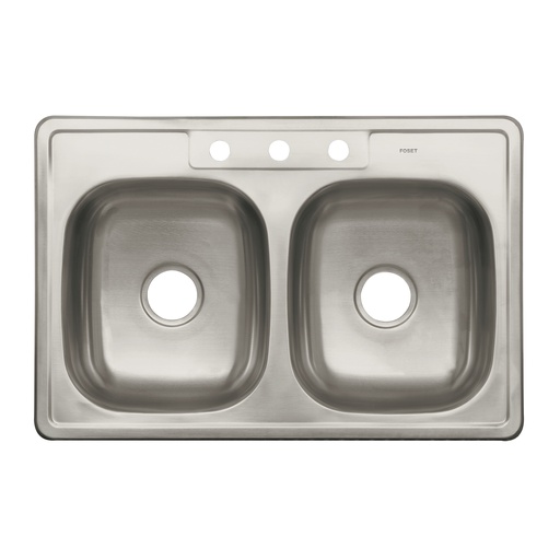 [T47024] Tarja de empotrar doble tina 86 x 56 cm, Foset Basic - Pag 667