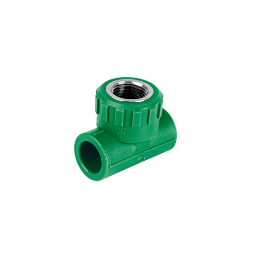 [T49839] Tee hembra de PPR 1/2' con inserto metálico, Foset - Pag 703