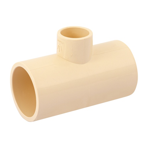 [T45074] Tee reducida central de CPVC 1' x 1' x 1/2', Foset - Pag 698