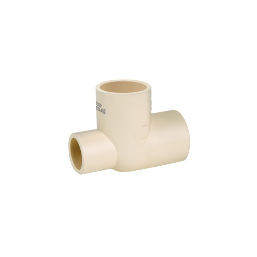 [T48908] Tee reducida lateral de CPVC 3/4' x 1/2' x 3/4', Foset - Pag 698