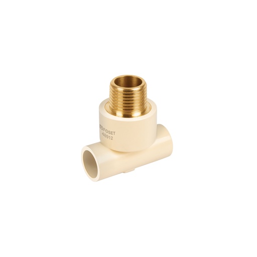 [T48912] Tee reducida macho de CPVC 3/4' x 3/4' x 1/2' inserto latón - Pag 700