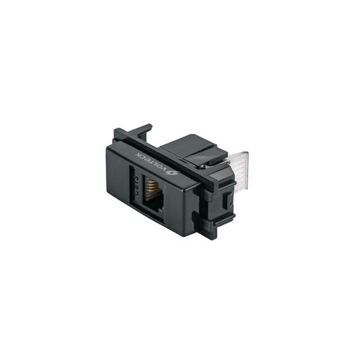 [T47611] Toma de teléfono, línea Italiana, color negro, Volteck - Pag 520