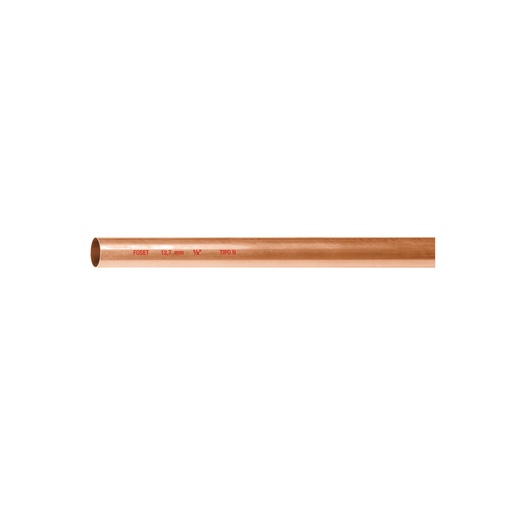 [T48151] Tubo de 1/2' de cobre tipo 'N' , de 3 m, Foset - Pag 710