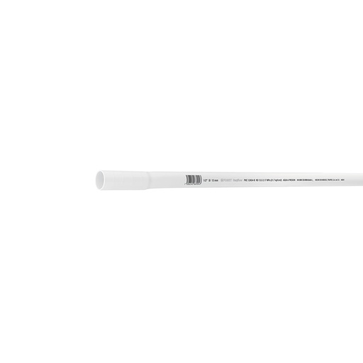 [T40081] Tubo de 3 m de PVC de 1/2' hidráulico RD 21, Foset - Pag 696