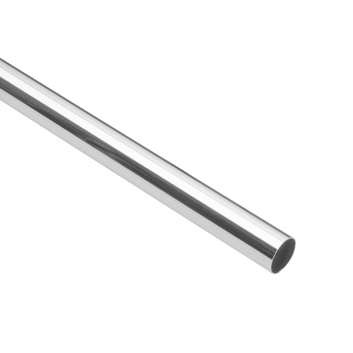 [T45893] Tubo redondo para clóset, 1.8 m, acero cromado, Hermex - Pag 792