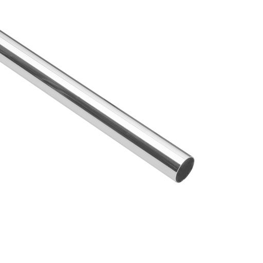 [T45895] Tubo redondo para clóset,1.2 m, acero cromado, Hermex - Pag 792