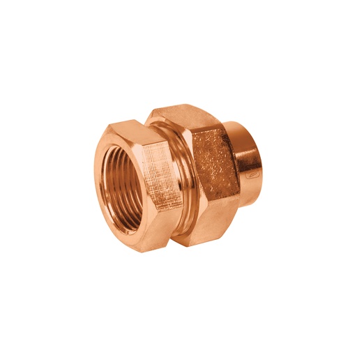 [T48883] Tuerca unión latón cobrizado 3/4' rosca interior, Foset - Pag 712