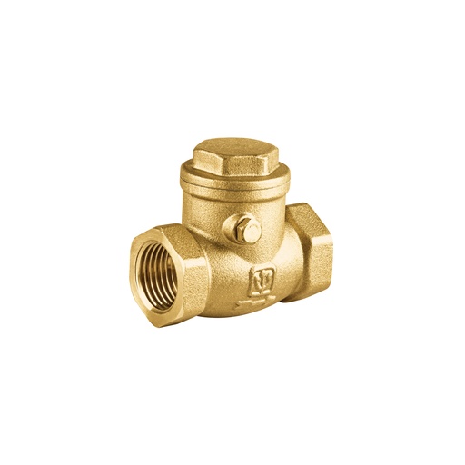 [T48510] Válvula check horizontal de latón, 1/2', Foset - Pag 715